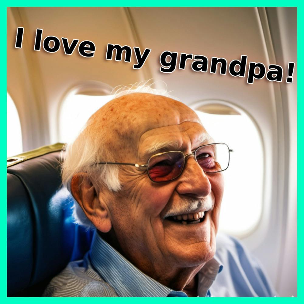 my grandpa saved the plane