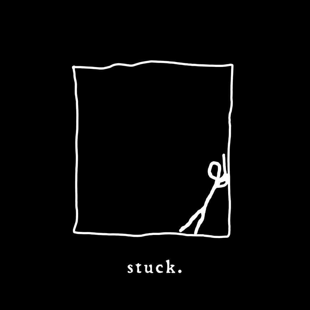 stuck.